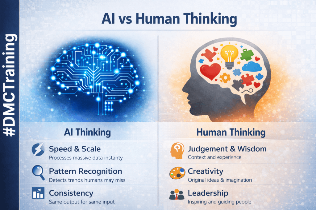 human vs AI comparison
